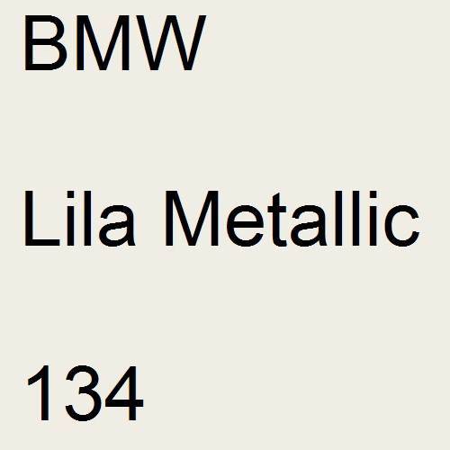 BMW, Lila Metallic, 134.